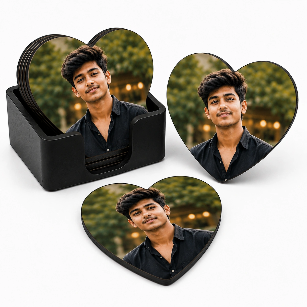 Stylish Boy Photo Coaster